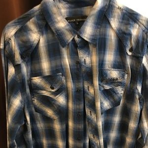 Men’s Affliction button down shirt